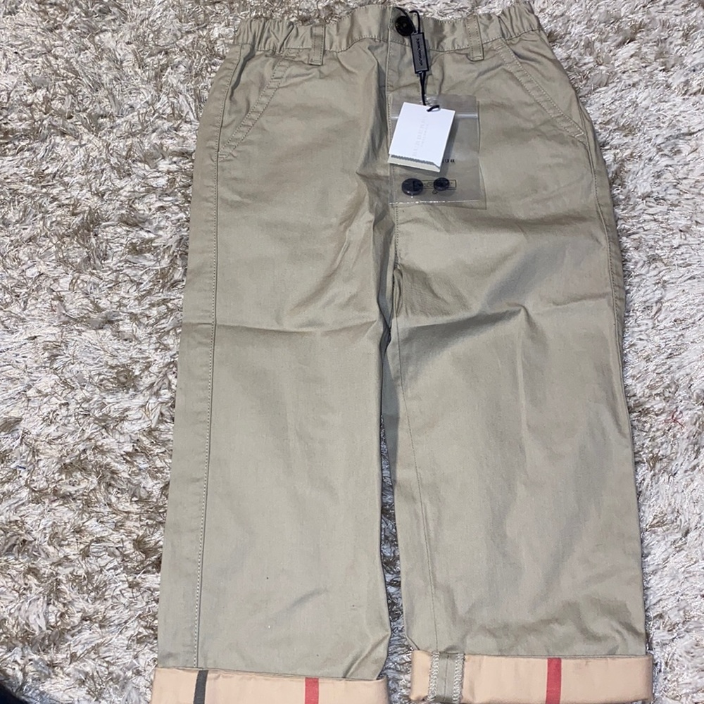 Toddler Burberry pants. Tan size 3t